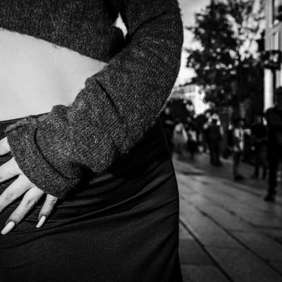 A Firmani Giovanni Viterbo Vt A3 Particolare Di Ragazza In CittA